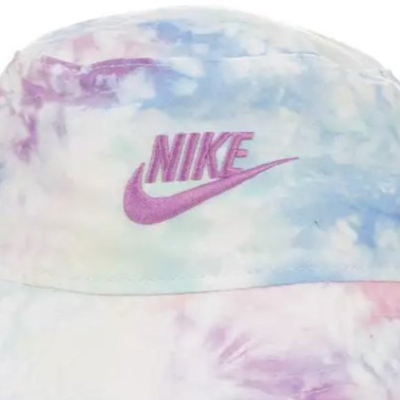 ☀️NEW Nike Futura Unisex Tie Dye Violet Shock Bucket Hat 12-24 Months - Picture 3 of 3